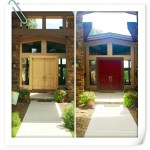 same door - different finishes